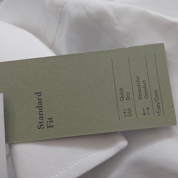 NWT Goodfellow & Co white collared button down size large 16-16.5 - Picture 11 of 11